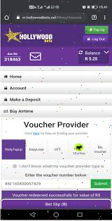 hollywoodbets deposit